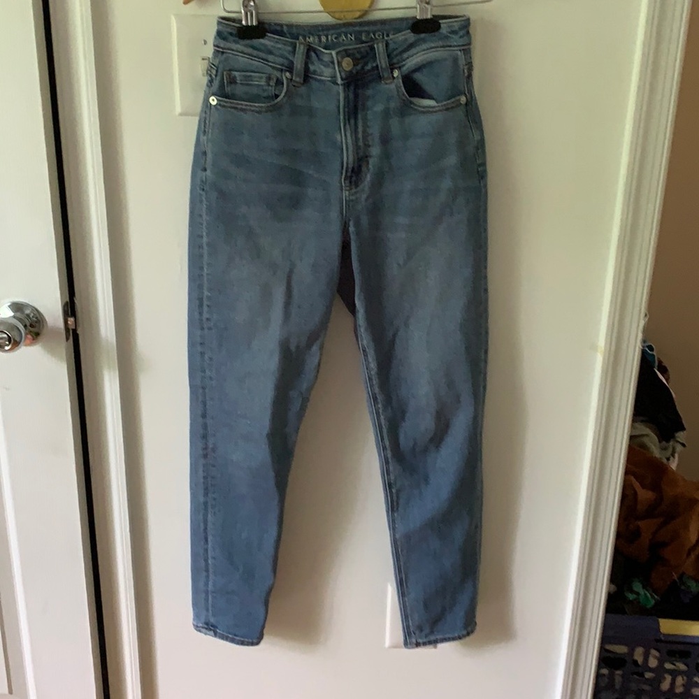 American Eagle stretch mom jeans